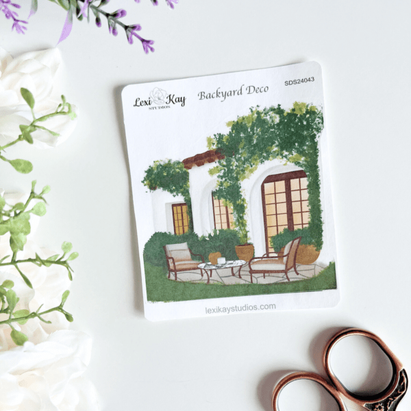 Backyard Deco sticker Backyard Deco Sticker