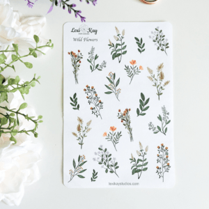 Wild Flowers Stickers