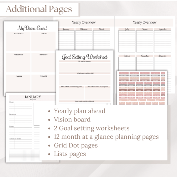 Planner Pages Planner Pages