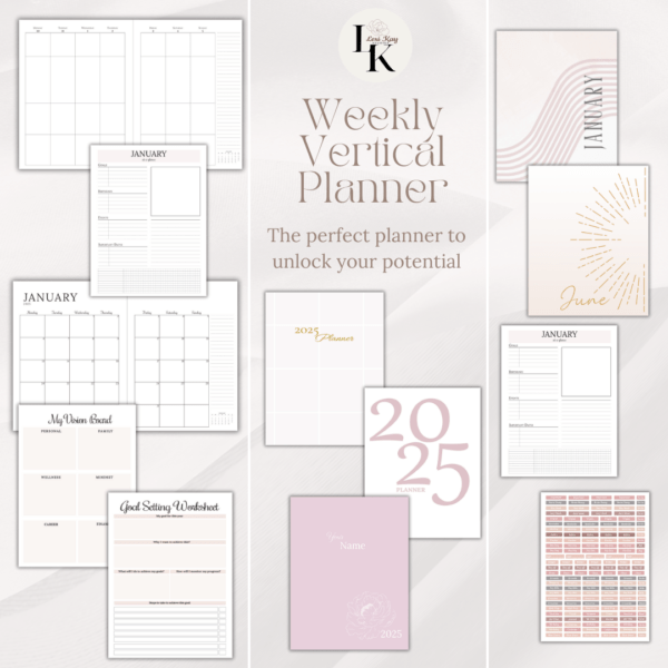 Weekly Vertical Planner Weekly Vertical Planner
