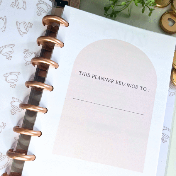 coffee planner front cover coffee planner front cover